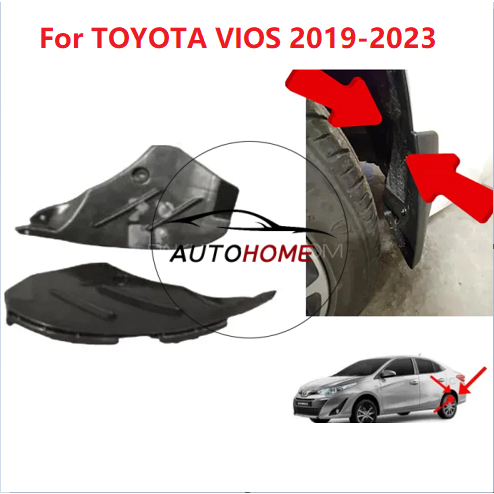 (คุณภาพดี)บังโคลนหลัง บังโคลน สําหรับ TOYOTA YARIS ATIV 2017 2018 2019 2020 2021 2022