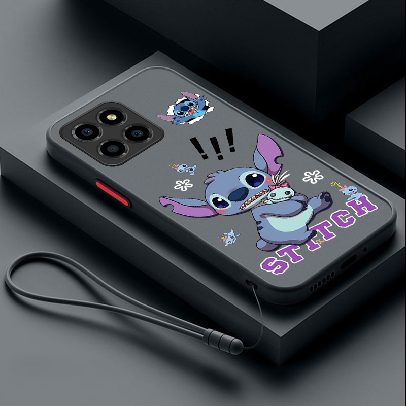 Honor X7C X8C X8b X6B X7a X7b X5b Scared Stitch Demon Case Frosted Matte Full Camera Cover