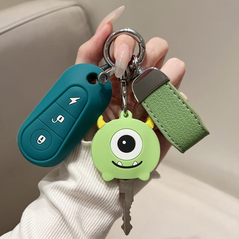 Tailg GC6 E-Scooter Key Cover - เคสซิลิโคนสากลสําหรับปุ่ม Sunra/Xiaodao (ป้องกันรอยขีดข่วนและกันน้ํา) - พร้อมตะขอพวงกุญแจ - รูปที่ 4