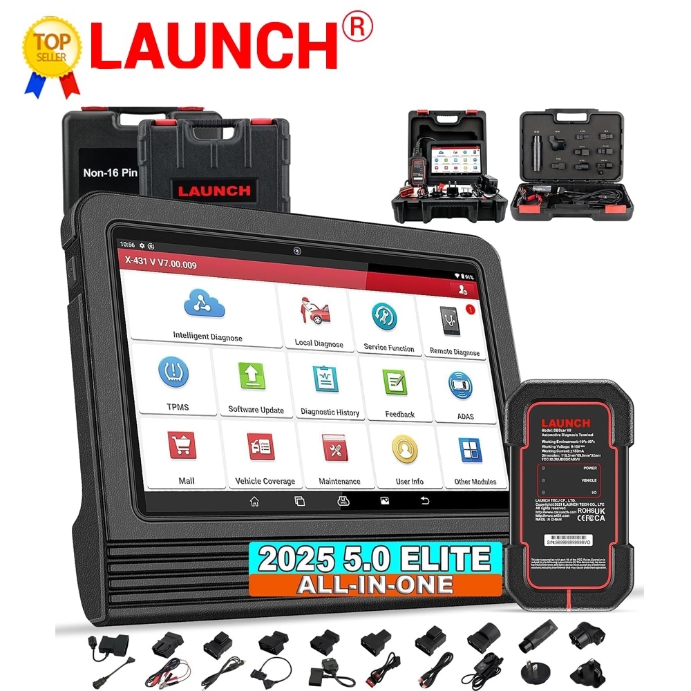 Launch X431 V PRO 5.0 OBD2 เครื่องสแกนเนอร์วินิจฉัยรถยนต์ OBD PK X431 PRO