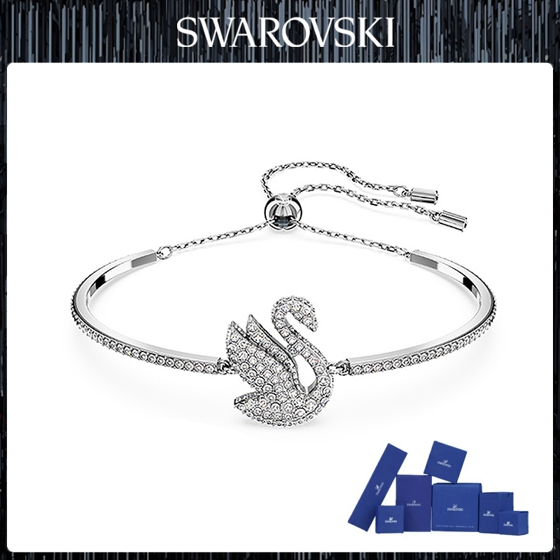 SWAN ICONIC SWAN Red White Swan สร้อยข้อมือหญิงสร้อยข้อมือ Girly Design ปรับของขวัญประณีต