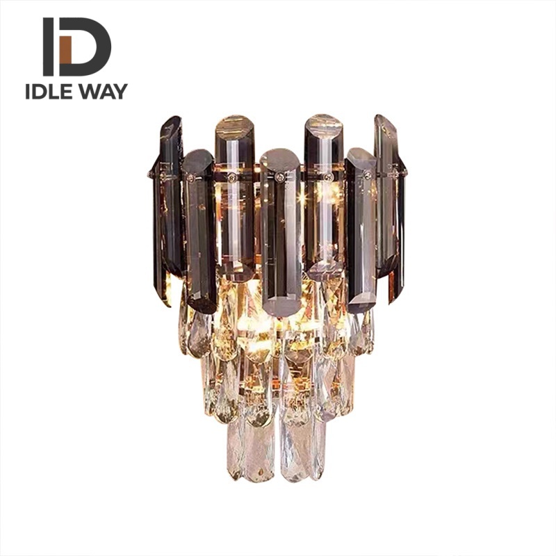 IDLEWAY โคมไฟติดผนังคริสตัล WD5321 ห้องนอน Corridor Bar หรูหรา