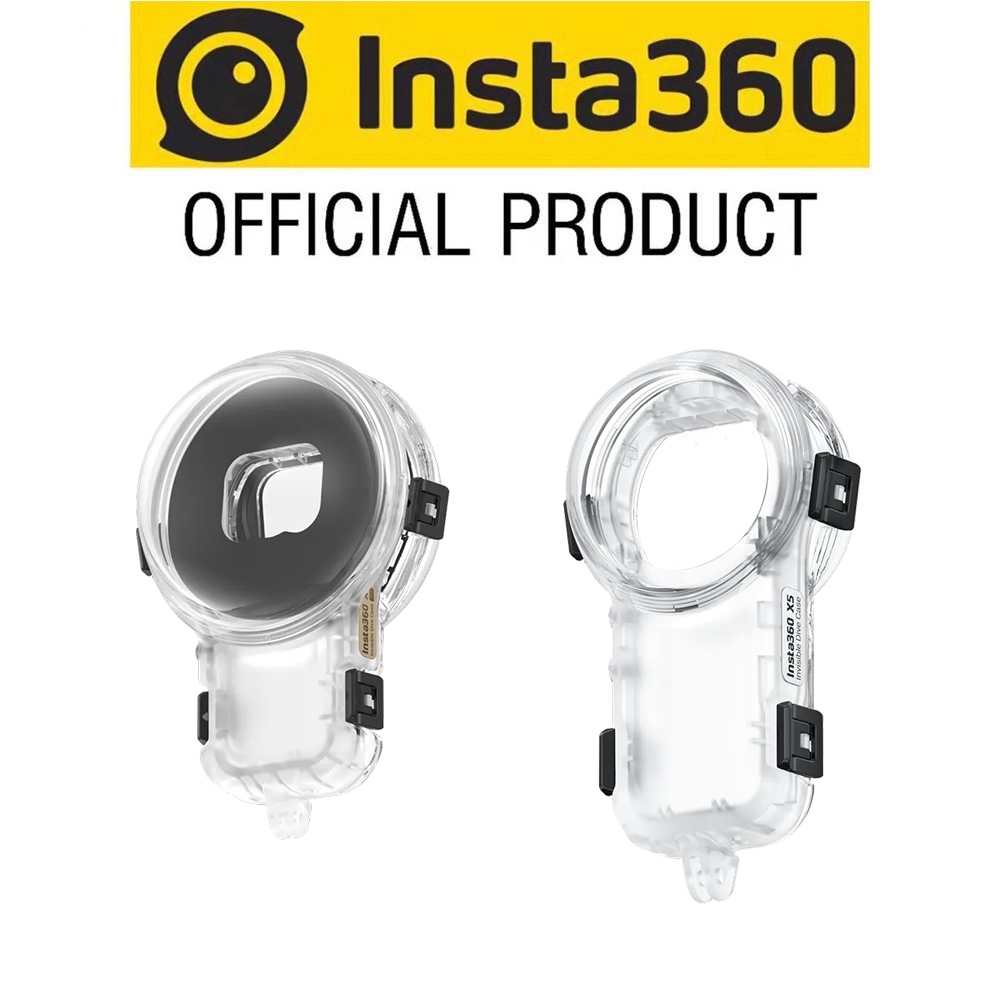 Insta360 X5 เคสดําน้ําที่มองไม่เห็น Pro,อุปกรณ์เสริม Insta360 X5 สําหรับ Insta360 X5
