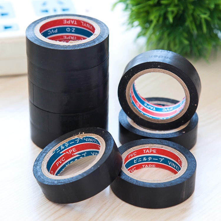 "1PCS CHEN AN เทปฉนวนสายไฟเทป PVC เทปกาวสีดําสําหรับสายไฟไฟฟ้าลวดห่อ胶带 "
