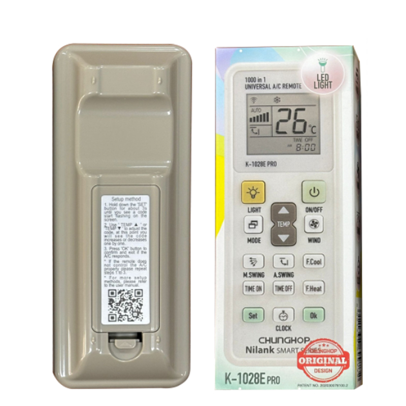 ALANK รีโมทสากล รีโมทแอร์ K-1028Epro (เหมาะสำหรับแอร์ทุกยี่ห้อ) – สัญญาณแรงสุด ใช้งานง่าย ราคา ถูกที่สุด ดีลบีเคเค แกลเลอรีภาพที่ 2
