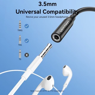 Vention อะแดปเตอร์เสียง USB-C ถึง 3.5 มม. ชิป DAC อะลูมินัมอัลลอยเสียง Hi-Fi สําหรับโทรศัพท์/แท็บเล็ต/แล็ปท็อป