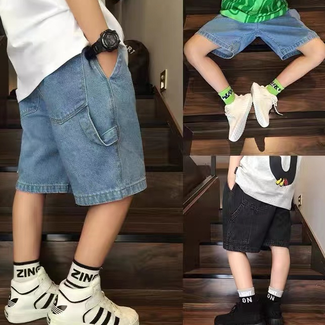 [เตรียมรับธุรกรรม] กางเกงขาสั้น แฟชั่นฤดูร้อน สําหรับเด็กผู้ชาย อายุ 4-12 ปี 110-160 ปี