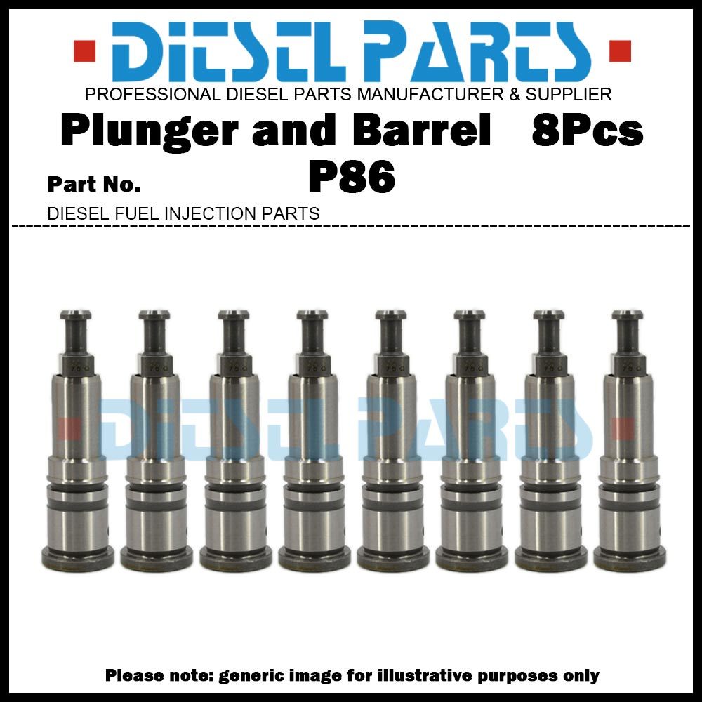 8Pcs/Set ลูกปั้มน้ำมันเชื้อเพลิง อะไหล่ P86 Plunger P86 Plunger 134151-0420 สําหรับ NISSAN DIESEL UD