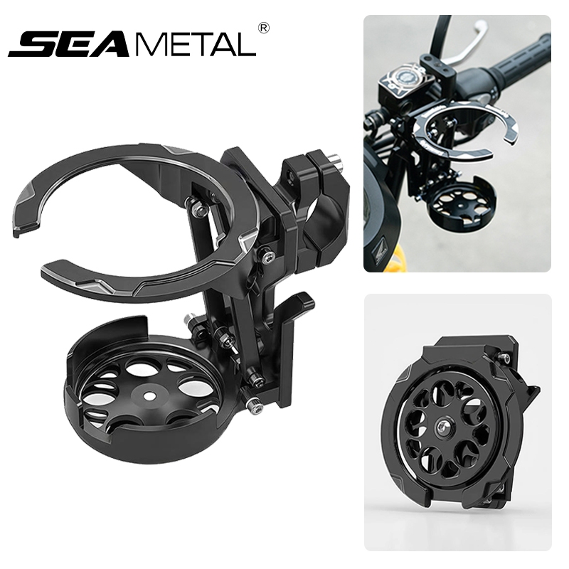 SEAMETAL ที่ใส่ขวดน้ำ ที่วางแก้วน้ำมอเตอร์ไซด์ ที่ใส่แก้ว ที่วางขวด สำหรับติดจักรยานและมอไซค์
