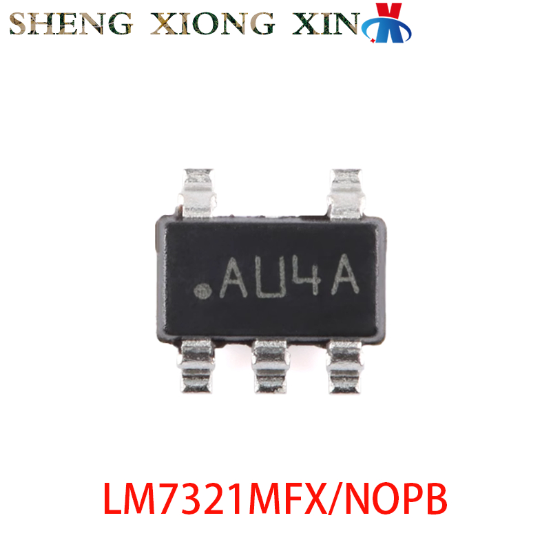 5 ชิ้น/ล็อต LM7321MFX/NOPB SOT23-5 เครื่องขยายเสียงปฏิบัติการ AU4A