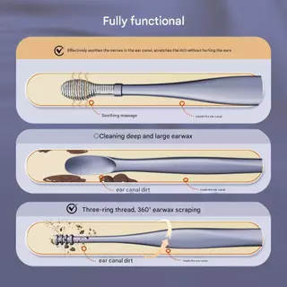 [COD] 6PCs ชุดทําความสะอาดหูนํามาใช้ใหม่ Earpick Sticks ABS Earwax Remover Ear Pick ทําความสะอาดหูช้อนแบบพกพาพลาสติกชุดเครื่องมือทําความสะอาดหูพร้อมกล่องเก็บสําหรับผู้ใหญ่