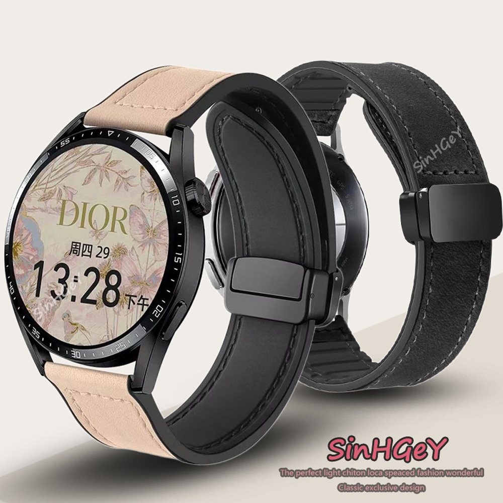 สายรัดสําหรับนาฬิกา ONEPLUS Watch | 2 | 3 สร้อยข้อมือหนังกันน้ําหนังวัวเปลี่ยนสายรัดข้อมือกีฬาสําหรั