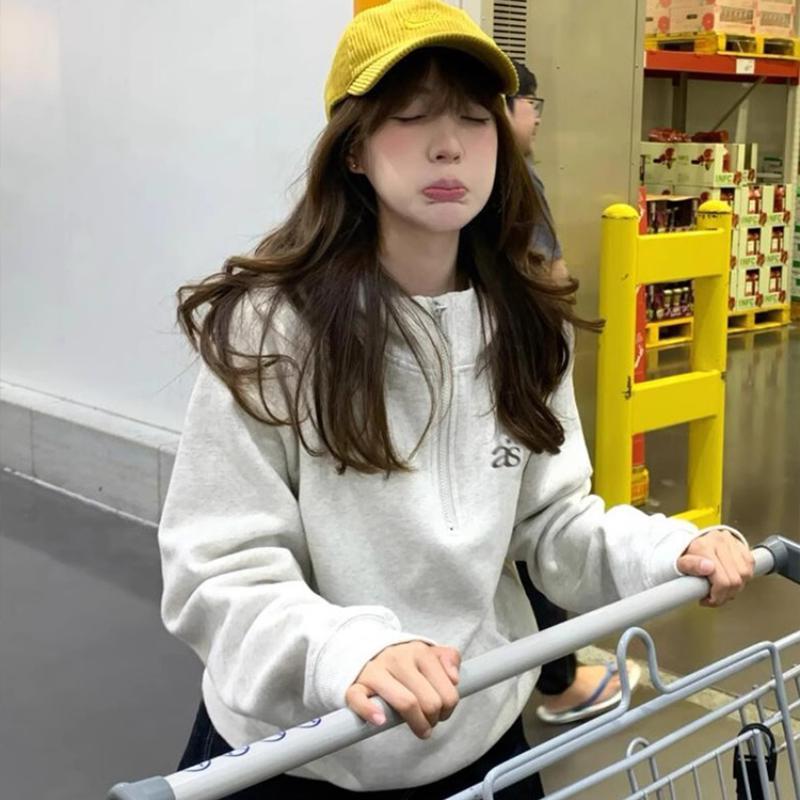 ส่งจากกรุงเทพฯ Solovely M-2XL ผู้หญิง สไตล์เกาหลี แขนยาว เสื้อโค้ท ปักผ้า โอเวอร์ไซส์ เสื้อฮู้ด ราคา ถูกที่สุด ดีลบีเคเค แกลเลอรีภาพที่ 7