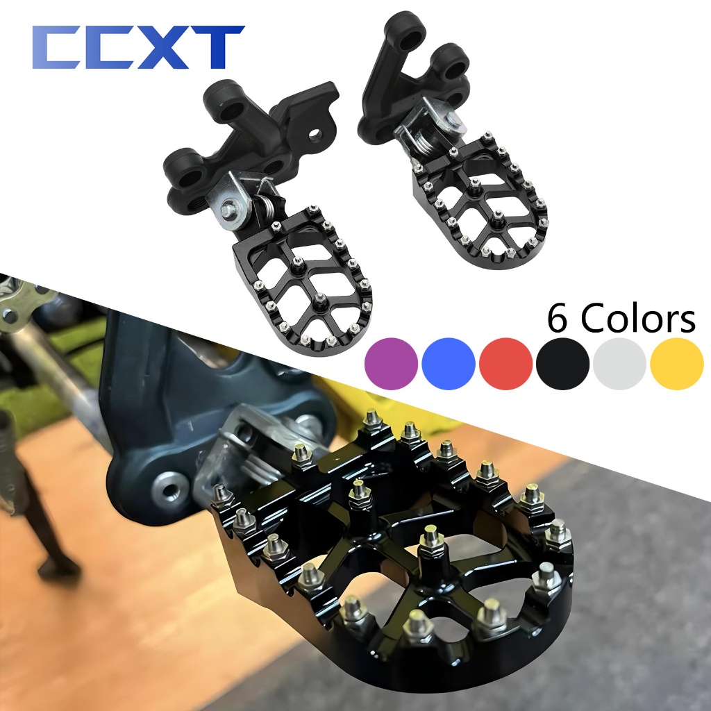 CNC หมุดเท้า Rest Footpegs หมุดเท้าสําหรับ Sur-Ron Sur Ron Surron Light Bee X & Light Bee S ไฟฟ้า Motocross Universal