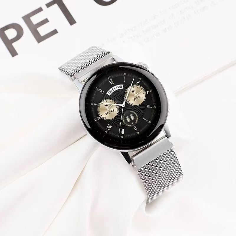 สําหรับ Amazfit สายนาฬิกาโลหะสายแม่เหล็กสแตนเลส Milanese สร้อยข้อมือเปลี่ยนสายรัดข้อมือกีฬาสําหรับ Amazfit Active GTS GTR Balance BIP ราคา ถูกที่สุด ดีลบีเคเค แกลเลอรีภาพที่ 4