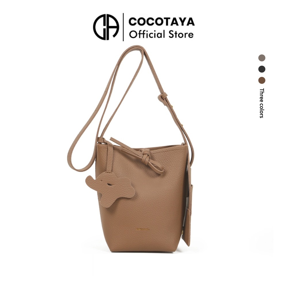 COCOTAYA-กระเป๋าโทรศัพท์มือถือรุ่นเกาหลี PU ผู้หญิงเดินทางกระเป๋าสะพายข้าง