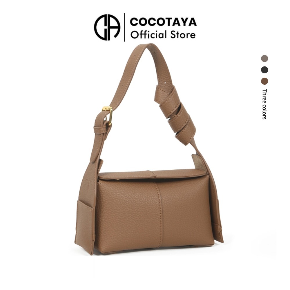COCOTAYA-Yulia Bag กระเป๋าส่งข้อความผู้หญิง PU อเนกประสงค์และนุ่ม, กระเป๋าสะพายข้างไหล่
