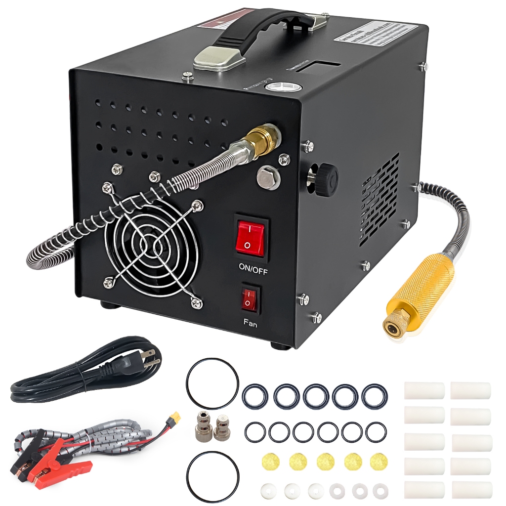 NUOGE 4500Psi 30MPa เครื่องอัดอากาศ 12 V/220 V น้ํามัน/แรงดันสูงปราศจากน้ําใช้กับ DivingBottle