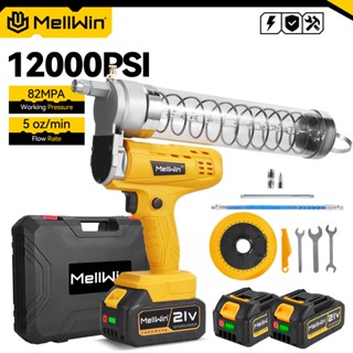 12000PSL ปืนอัดจารบีไฟฟ้าหัวฉีดน้ํามันเครื่องไขมันปืนจาระบีไ…