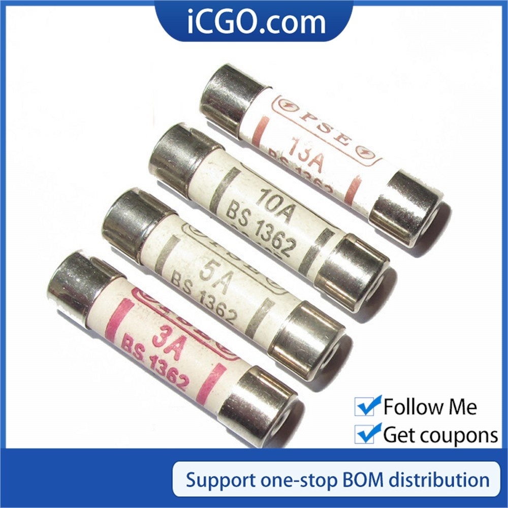10PCS Bussmann ฟิวส์ BS1362 6*25 เติมทราย Riot ฟิวส์เซรามิค 6x25 มม.3A 5A 10A 13A 15A