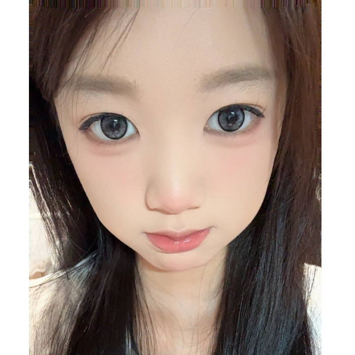 เลนส์ KSSEYE Sweet Peach สีน้ําตาล/สีเทา/สีฟ้าคอนแทคเลนส์ รูปที่ 8