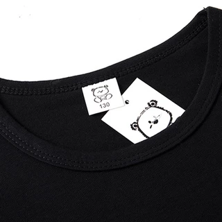 [Local Shipping]เสื้อแขนยาวสำหรับเด็กอายุ 3-15 ปี ทำจากผ้าฝ้าย 100%ที่ระบายอากาศได้ดีและดูดซับเหงื่อ