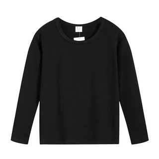 [Local Shipping]เสื้อแขนยาวสำหรับเด็กอายุ 3-15 ปี ทำจากผ้าฝ้าย 100%ที่ระบายอากาศได้ดีและดูดซับเหงื่อ