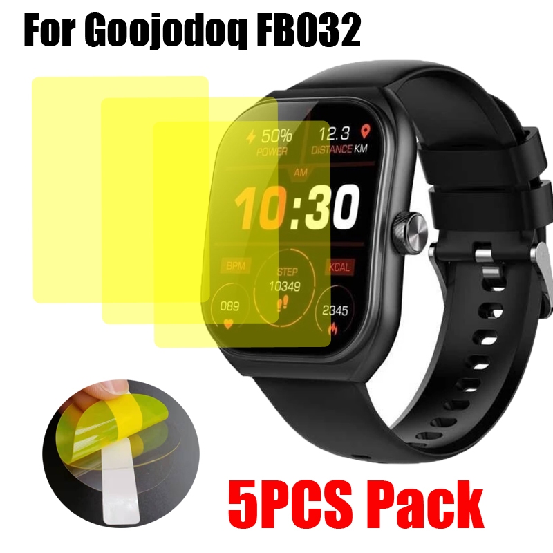 สําหรับ Goojodoq Fb032 สมาร์ทนาฬิกาป้องกันหน้าจอฟิล์มนุ่มฝาครอบบางพิเศษ HD TPU HD ป้องกันรอยขีดข่วน