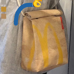 【จัดส่งจากประเทศไทย】🌼พร้อมส่ง🌼 Mcdonald's กระเป๋าเป้สะพายหลัง แฟชั่น เข้ากับทุกการแต่งกาย