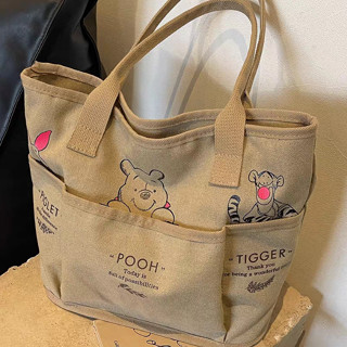 【จัดส่งจากประเทศไทย】🌼พร้อมส่ง🌼กระเป๋าผ้าแคนวาส ทรงโท้ท จุของ…