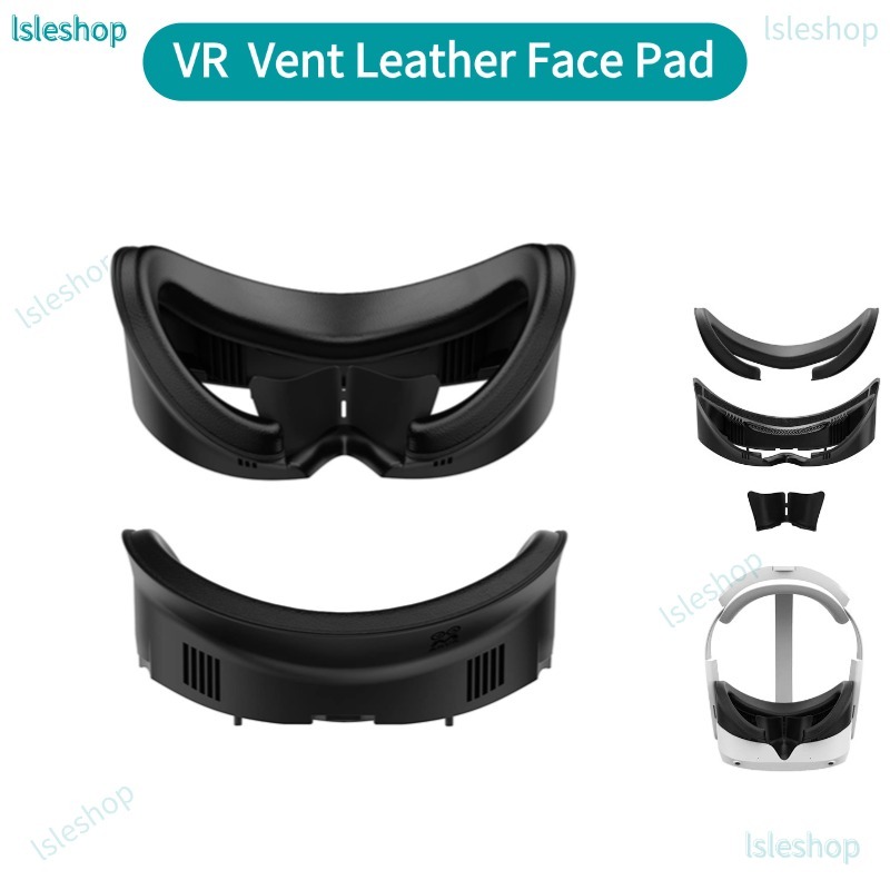 VR Face Cover สําหรับ Pico 4/Pico 4 Ultra Vent Leather Face Pad