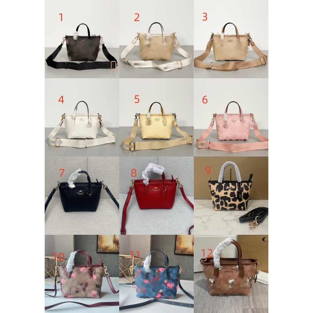 CW032 CW033 CW034 CY737 CBS83 100% C ยี่ห้อ Mini City Mini Small Tote กระเป๋าหลากหลายสีขนาดใหญ่ความจ