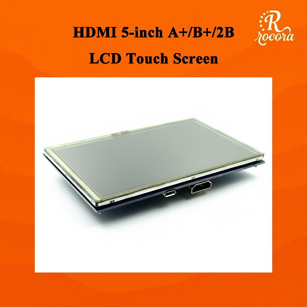 จอแสดงผล HDMI LCD ขนาด 5 นิ้วพร้อมหน้าจอสัมผัสแบบ Resistive (XPT2046)