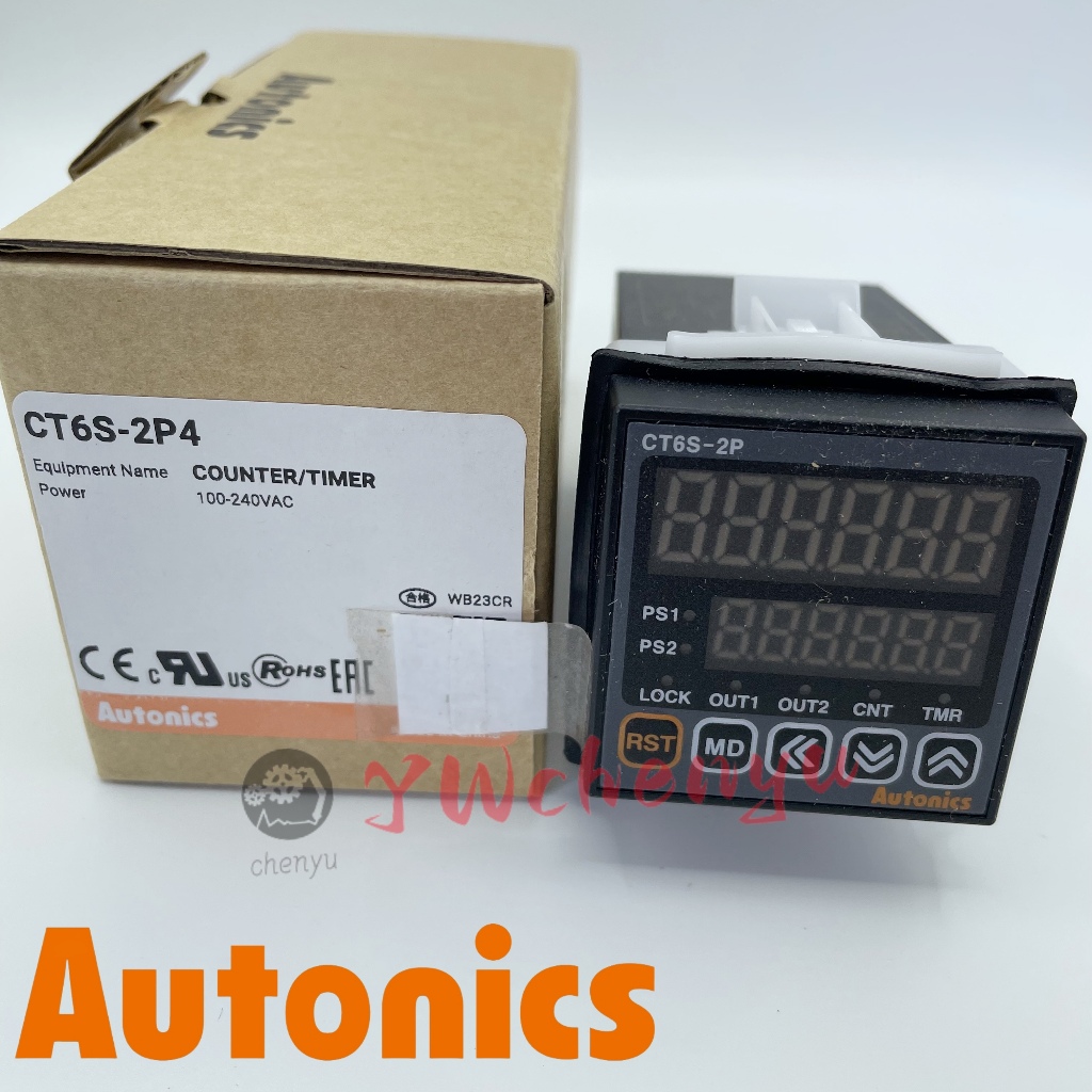 Autonics เคาน์เตอร์ CT6S-2P2-2P4-I2T-1P4-1P4T-1P2-1P2T CT6M สินค้าต้นฉบับ