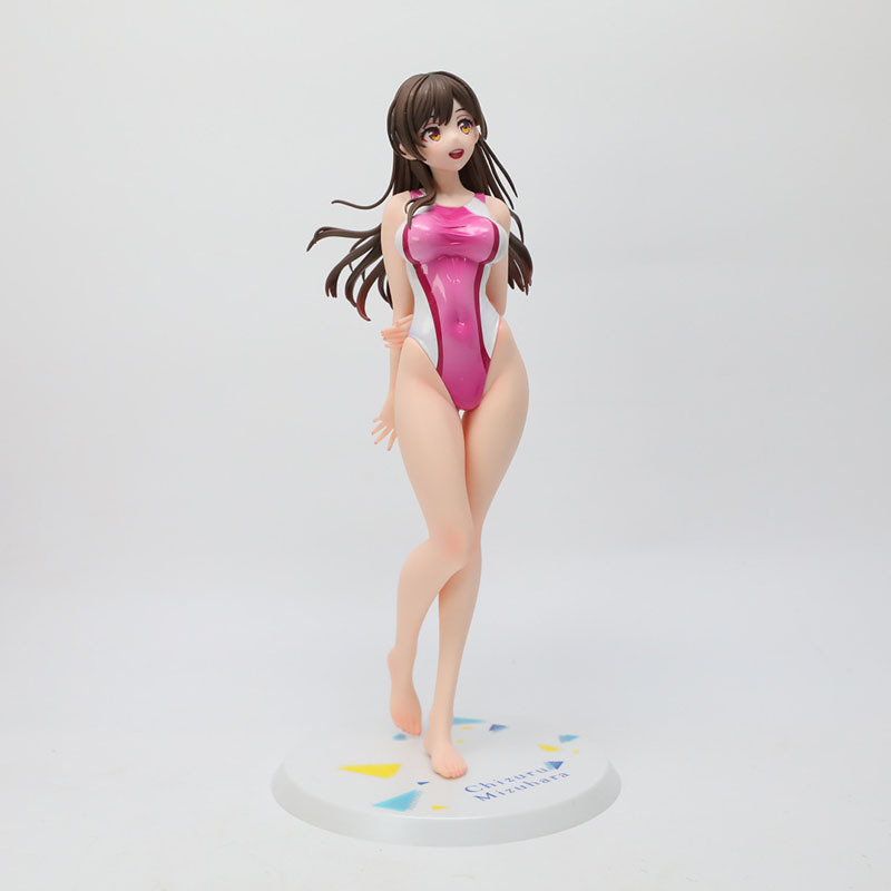 26 ซม.ในสต็อกเช่า-A-Girlfriend Ichinose Chizuru รูป Mizuhara Chizuru ตัวเลขการกระทํา Pvc ตุ๊กตาตกแต่