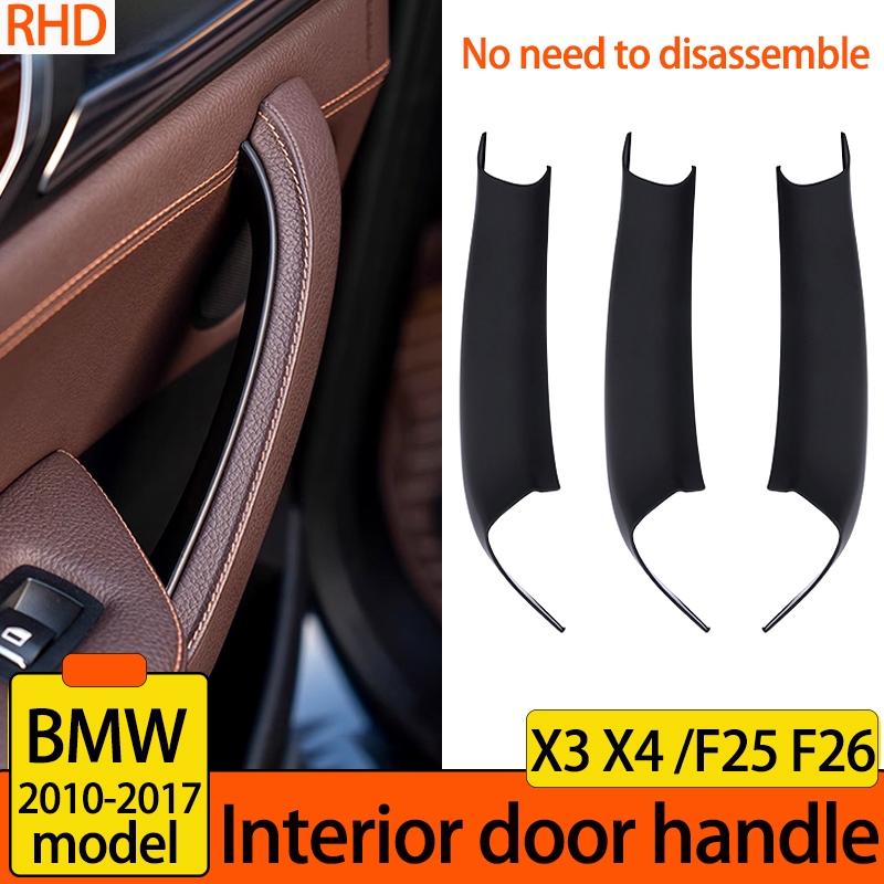 RHD ภายในรถมือจับประตูแผงดึงสําหรับ BMW X3 X4 F25 F26 2010 2011 2012 2013 2014 2015 2016