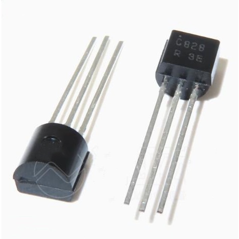 50PCS Original 2SC828 C828 TO-92 0.1A 30V PNP ทรานซิสเตอร์