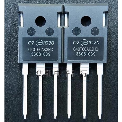 2 ชิ้น G40T60AK3HD Original CRG40T60AK3H กําลังไฟ G50T60AK3SD IGBT