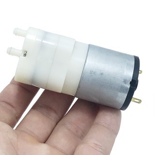 DC 7.4V-12V Micro Air ปั๊มปริมาณอากาศขนาดใหญ่ 5L/min 120KPA 528 มอเตอร์คาร์บอนแปรงปั๊มสูญญากาศ-55Kpa เงียบถังปลาปั๊มออกซิเจน