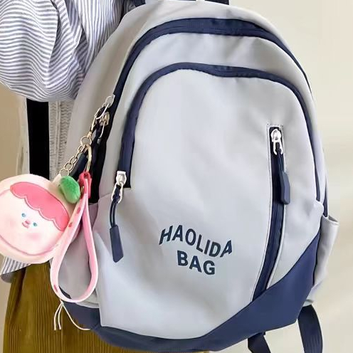 [กรุงเทพฯ เดลิเวอรี่]🌼พร้อมส่ง🌼 กระเป๋าเป้มินิเกาหลีความจุขนาดใหญ่กันน้ําออกแบบหลายช่องที่เรียบง่ายทุกการแข่งขันมินิกระเป๋านักเรียนวิทยาลัยนักศึกษาชั้นเดินทางกระ