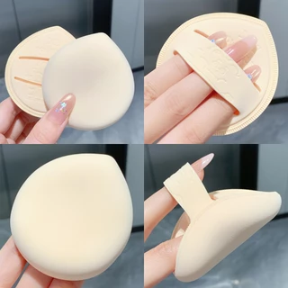 XIXI 1PCS หมีน่ารักรูปแบบพัฟแต่งหน้า - ยืดหยุ่นนุ่มโดยไม่ต้องกินแป้งแห้ง/เปียก Dual ใช้ Foundation ฟองน้ําแต่งหน้า GJ218