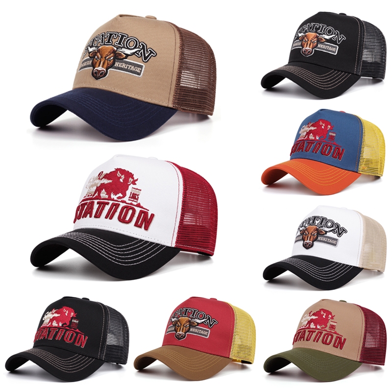 หมวก Snapback วินเทจสําหรับผู้ชาย หมวกทรัคฮิปฮอป หมวกตาข่าย กระบังหน้า หมวกเบสบอลแฟชั่นสําหรับผู้หญิง