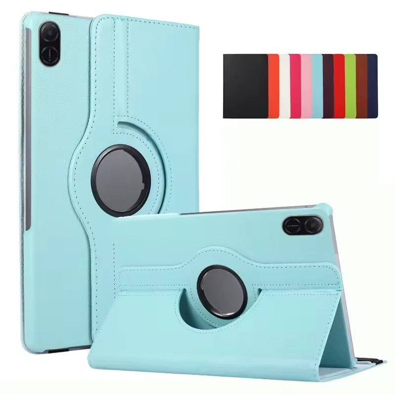 ฝาครอบหนัง PU สําหรับ Honor Pad X8A 11 นิ้ว 2024 NDL-W09/NDL-L09 360° เคสป้องกันการหมุน เคสป้องกันแบ