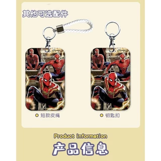 บัตรรถบัส Spiderman เอกสารนามสกุลบัตรแบรนด์ที่มีชื่อเสียงกรณีป้องกัน #FT03