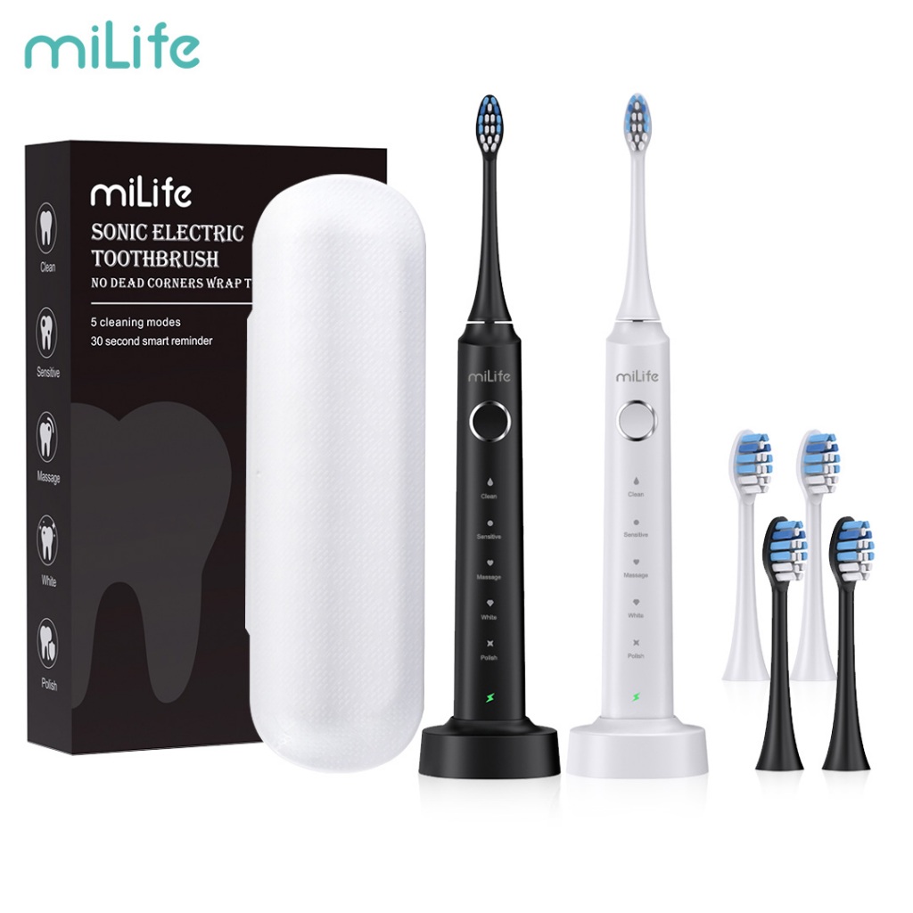 MiLife แปรงสีฟันไฟฟ้า X700 5 โหมดการแปรงฟัน Electric Toothbrush แปรงสีฟันไฟฟ้าซอนิก Sonic Toothbrush