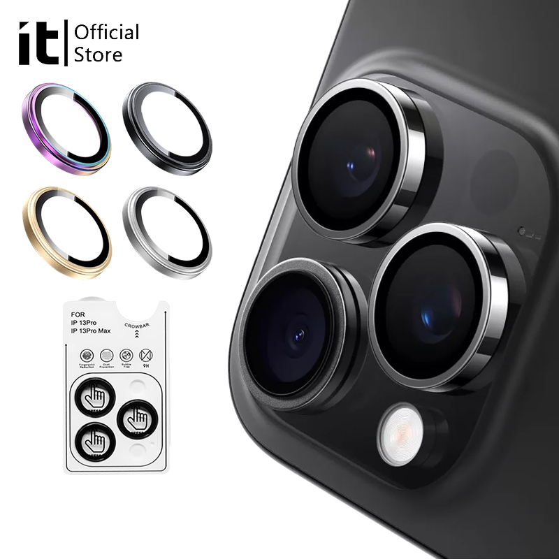 [IT]AR HD เลนส์กล้องiPhone 17 16Pro 16 15 15ProMax 14 13 12 11promax การถ่ายภาพกลางแจ้ง, การคุ้มครองการเดินทาง  กระจกแซปไฟร์