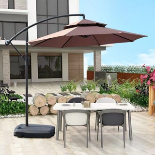 ร่มกลม ขนาด 2.7M เหมาะสำหรับใช้ในสวน รอบสระว่ายน้ำ และงานตลา…