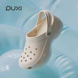 【สินค้ามาใหม่】PUXI รองเท้าแตะ 7.3 ซม,100% EVA,รองเท้าแฟชั่นสําหรับผู้หญิง, กีฬากลางแจ้ง,กันลื่น รองเท้าชายหาด นิ่มเหมือนเหยียบขี้ PX9203