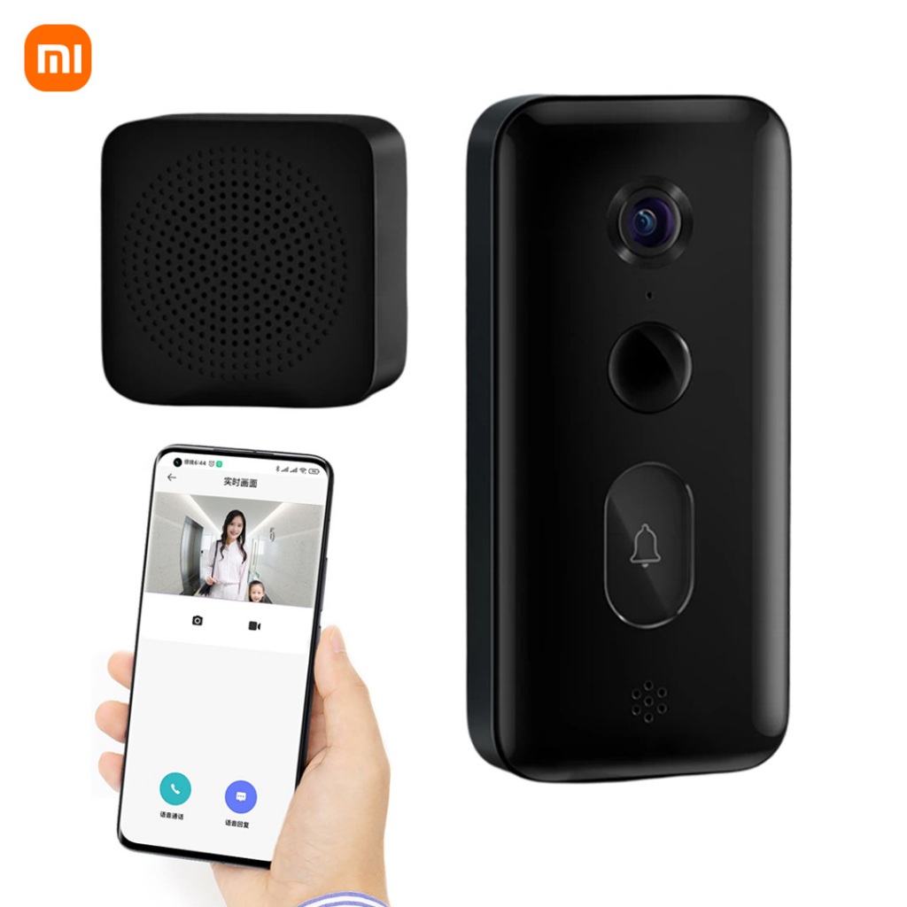 Xiaomi Smart Doorbell 3 AI Security ความละเอียด 2K HD Night Vision 180° เสียงสองทางดูกว้างเป็นพิเศษ