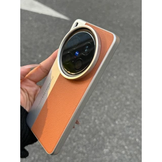 Splicing สีพรีเมี่ยมหนังเคสโทรศัพท์สําหรับ VIVO X300 X200 Ultra X200s X200 Pro Mini X300S หรูหราขนาดใหญ่เลนส์กล้องหลุมชุบกันชนผิว Anti-drop Hard PC ฝาครอบ